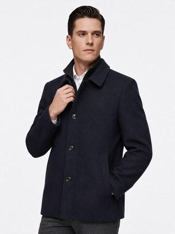 ALLTHEMEN Wintermantel 'Raureif' in Blau