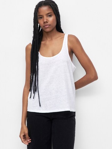 Pull&Bear Top - fehér: elől