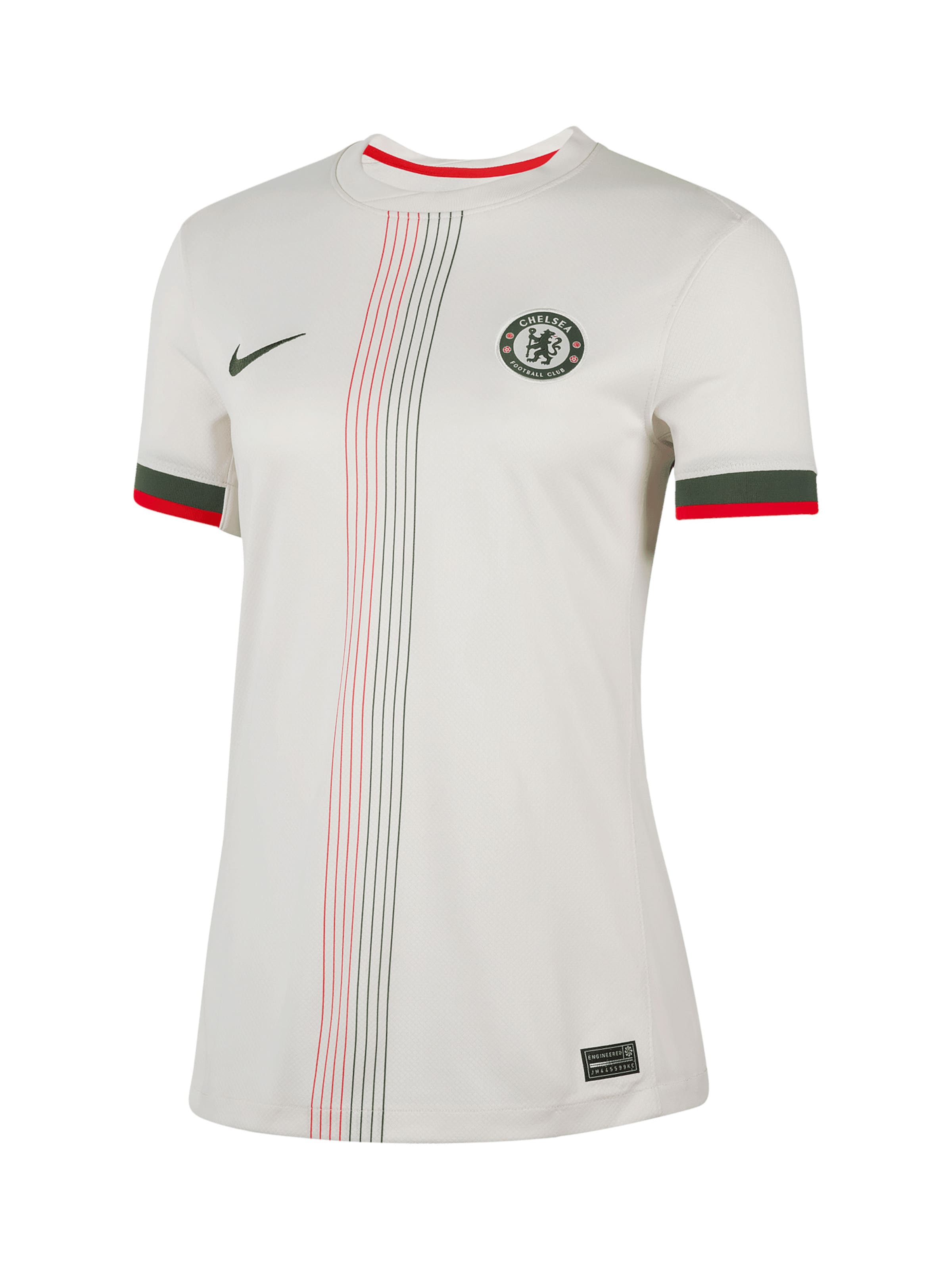 Maglia trikot 'FC Chelsea London 2025/2026' NIKE di colore grigio chiaro / oliva / rosso, Visualizzazione prodotti