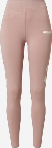 Hummel Leggings in Pink: predná strana