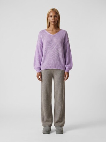 americandreams Oversized sweater 'Milana Cotton' in Purple