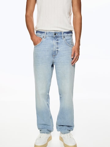 Pull&Bear Loosefit Jeans i blå: forside