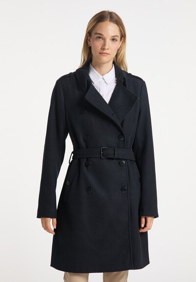 DreiMaster Klassik Between-Seasons Coat in Ultramarine blue, View model
