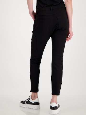 Slimfit Pantaloni di monari in nero