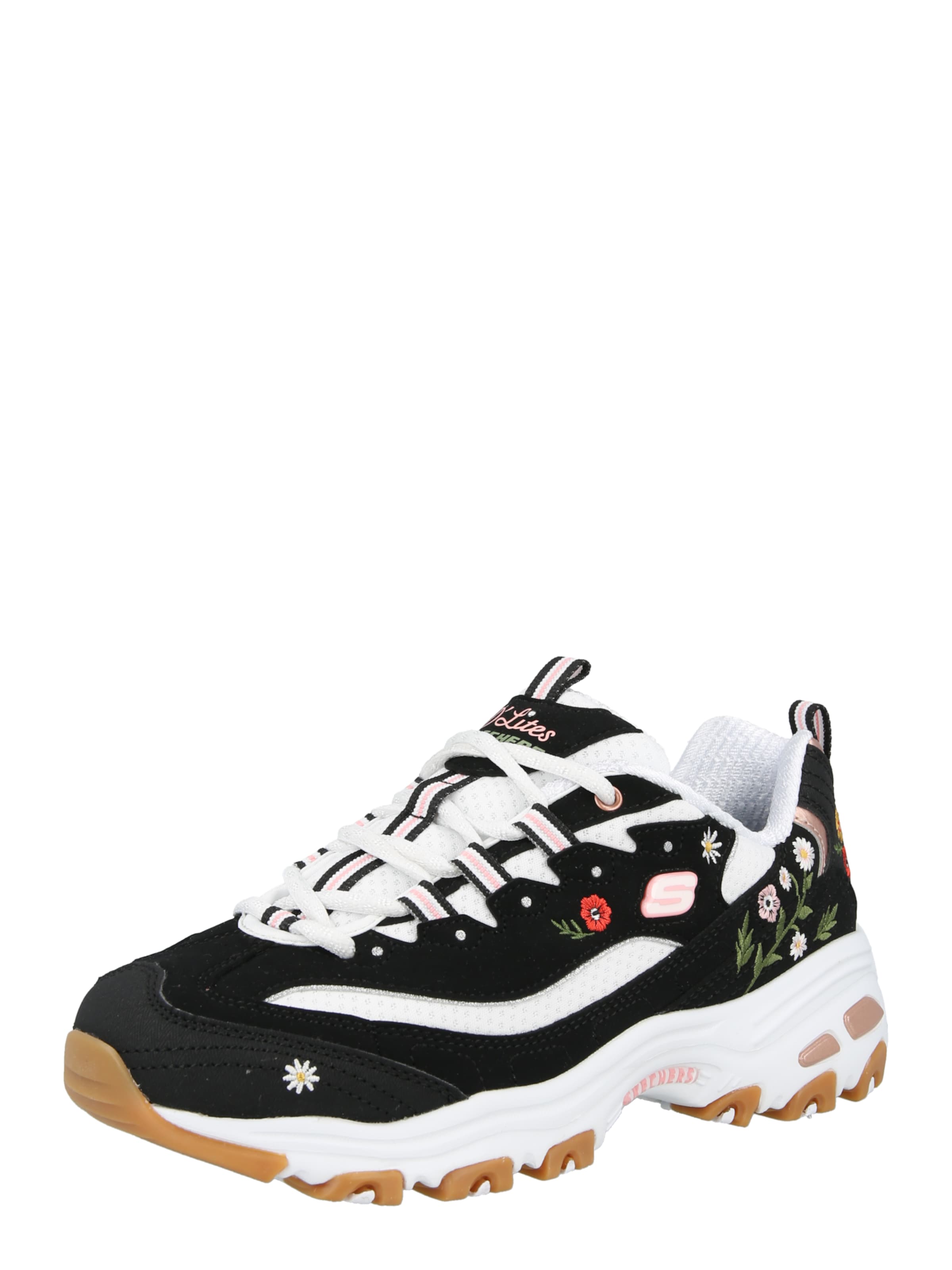 SKECHERS Sneaker low 'D LITES-SPRING BLOOM' i sort: forside