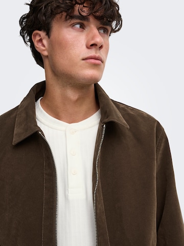 Only & Sons Tussenjas 'ONSSINCLAIR' in Bruin