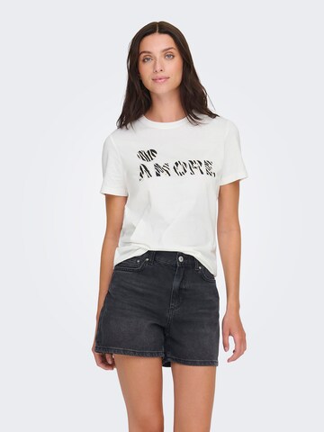 ONLY Paita 'ONLDITTE' värissä valkoinen: etupuoli