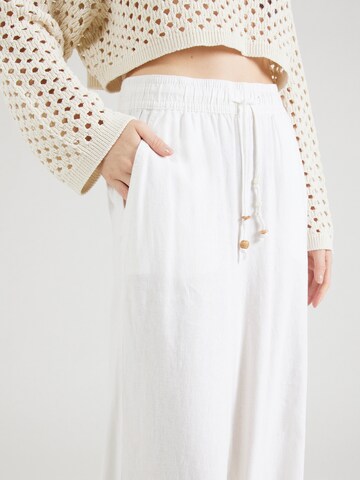 Sublevel Wide Leg Hose in Weiß