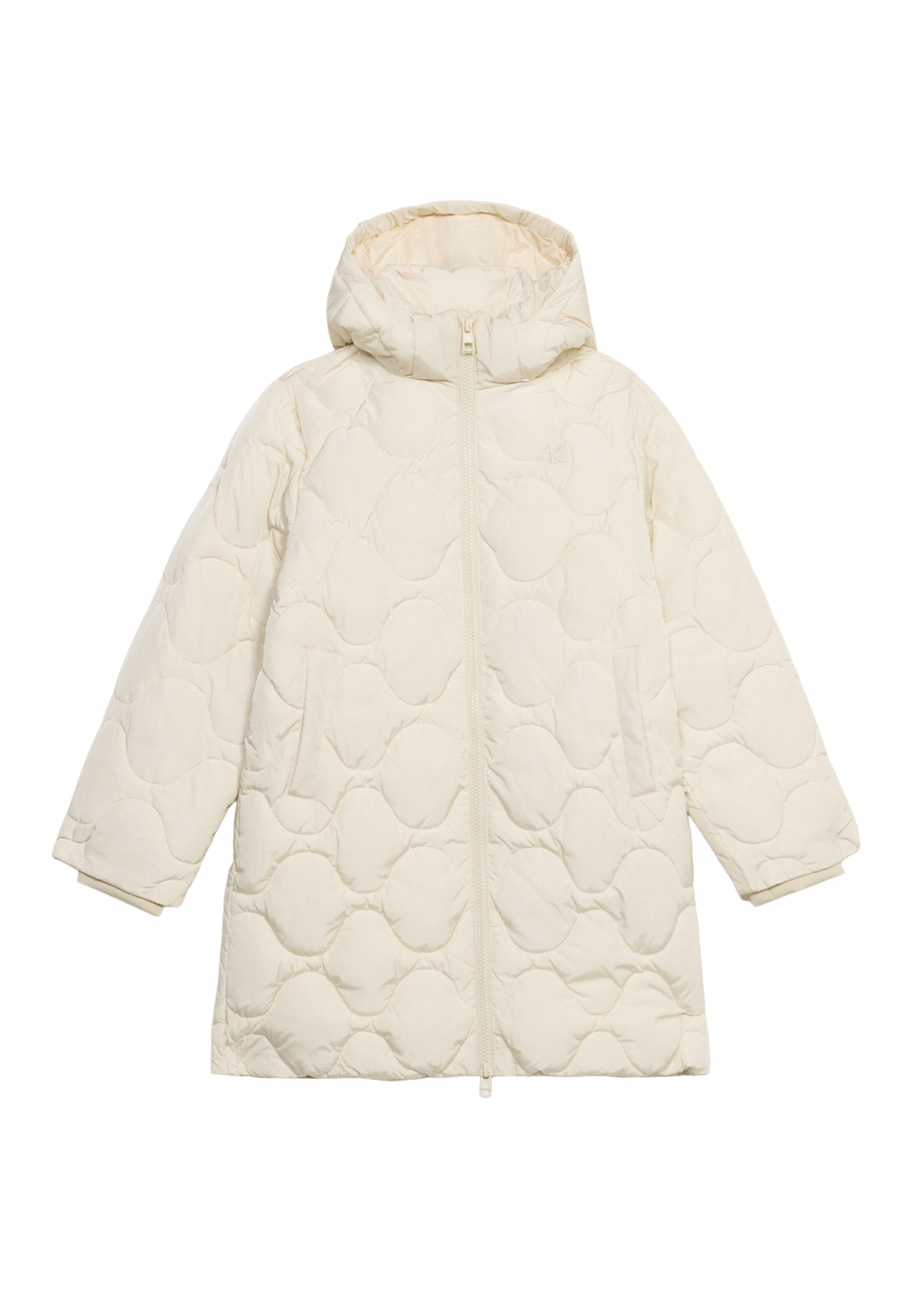 Calvin Klein Jeans Mantel 'ONION' in Beige: voorkant