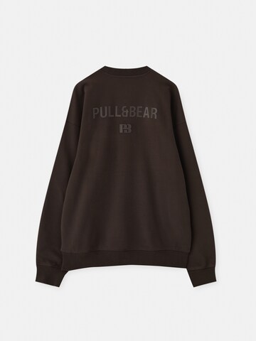 Pull&Bear Суичър в кафяво