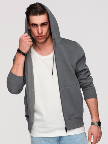 Giacca di felpa di Ombre in grigio: frontale