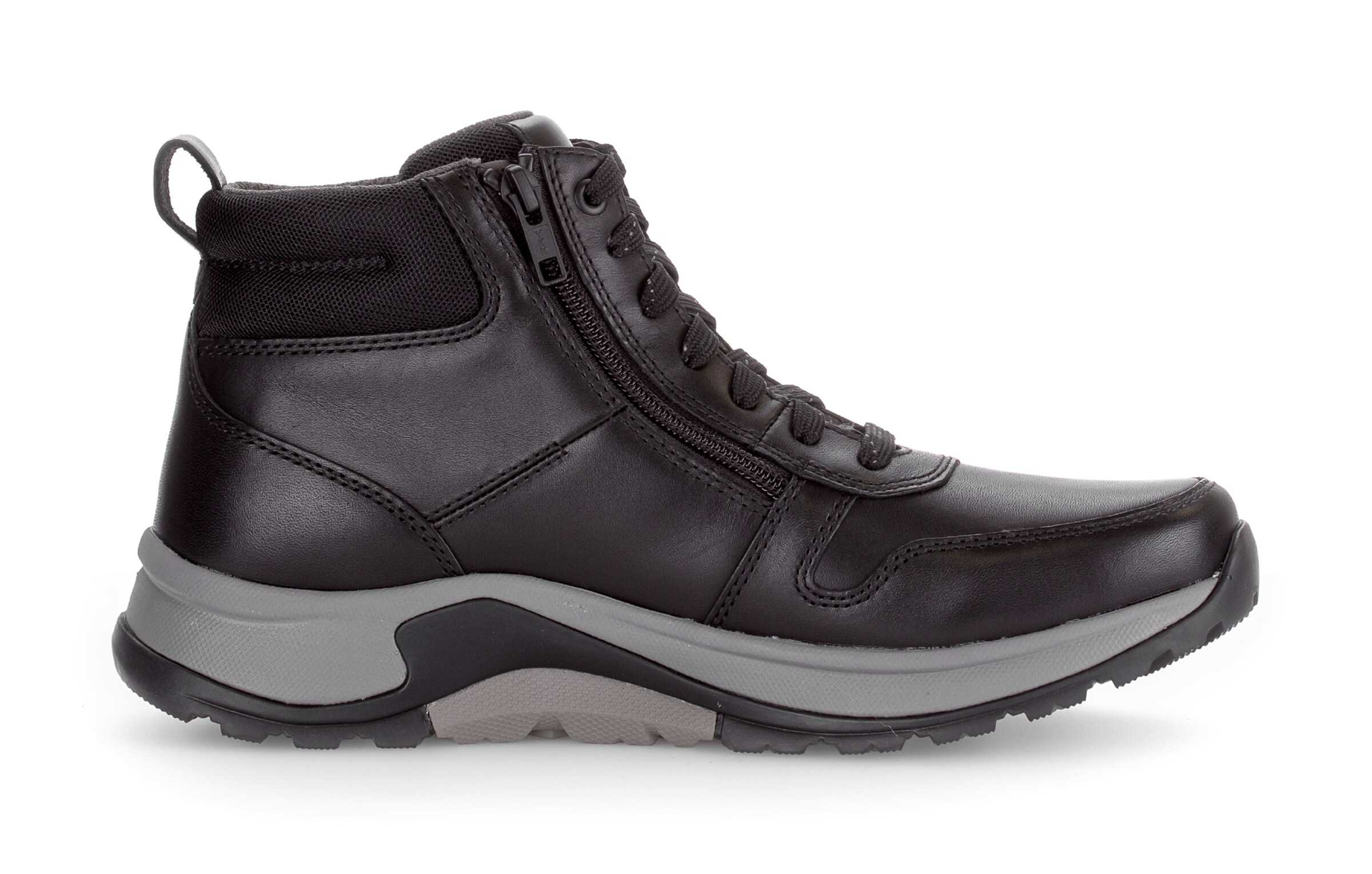 Gabor Rollingsoft Lace-Up Boots in Black