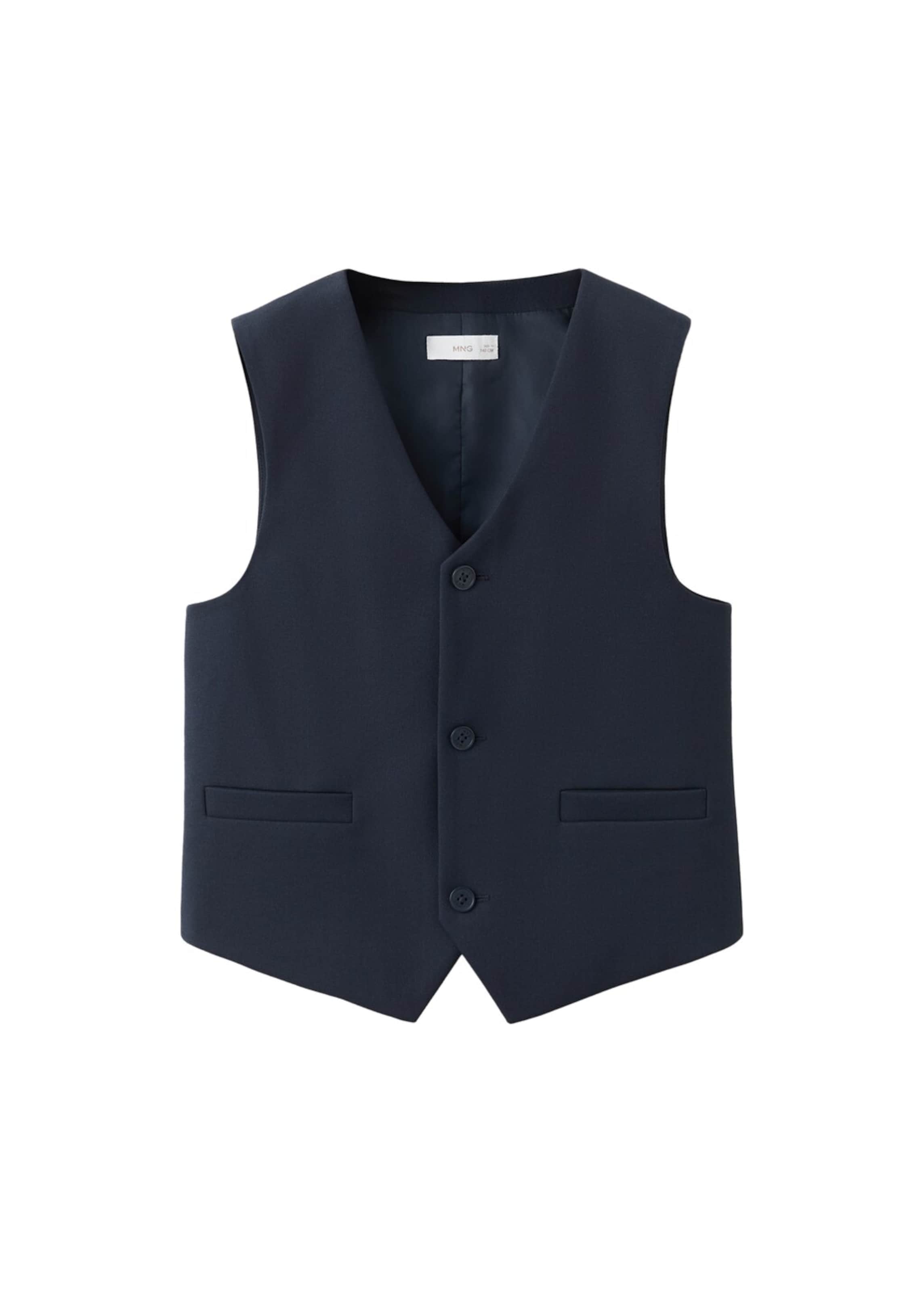 MANGO KIDS Vest 'Raic' in Blue: front