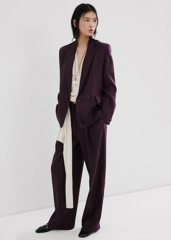 MANGO Blazer 'TEMPOLI' in Purple