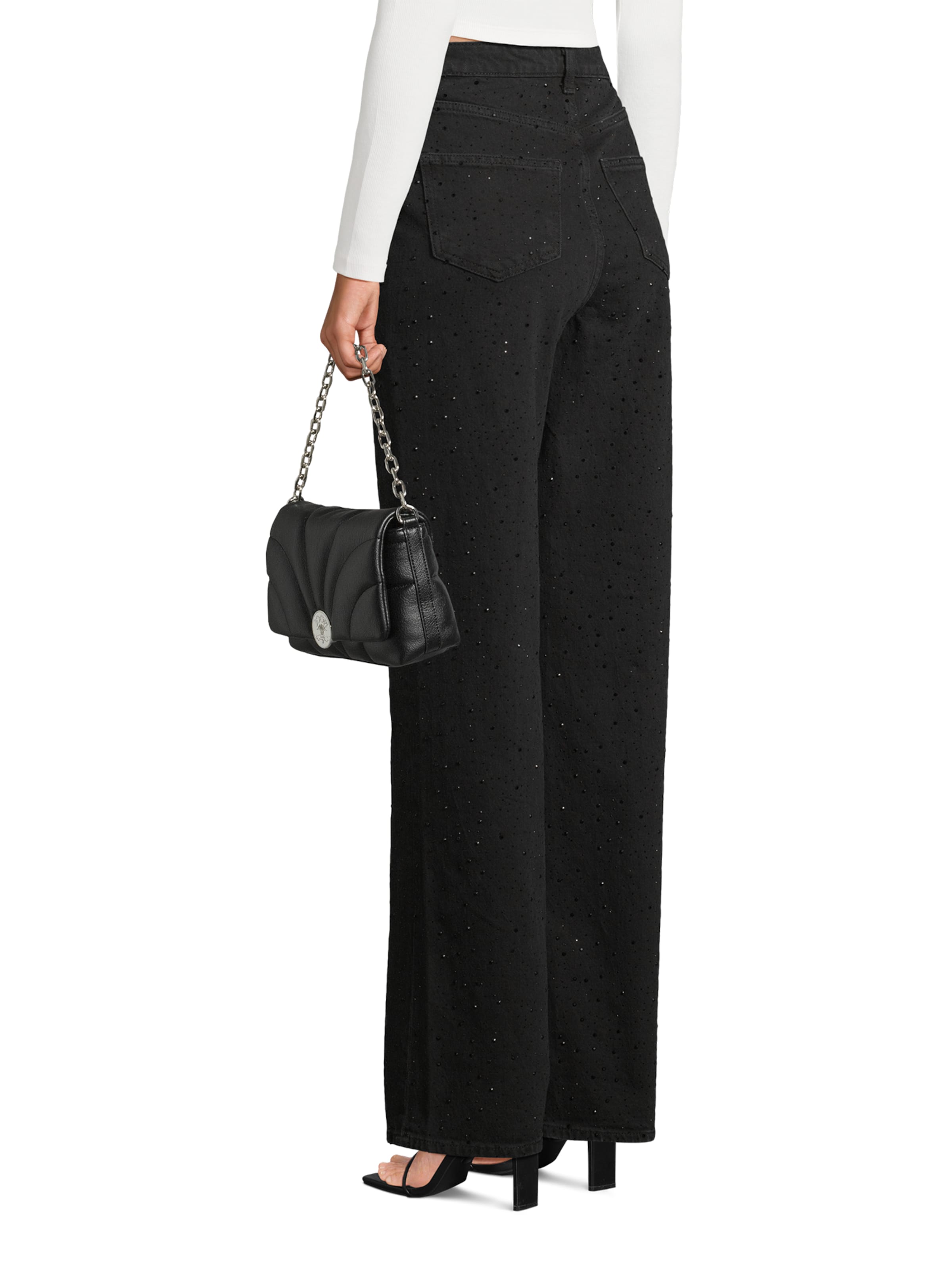 Geantă de umăr 'Soave Gal' de la JOOP! pe negru: față