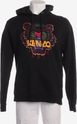 KENZO Sweatshirt & Zip-Up Hoodie in L in Black: front
