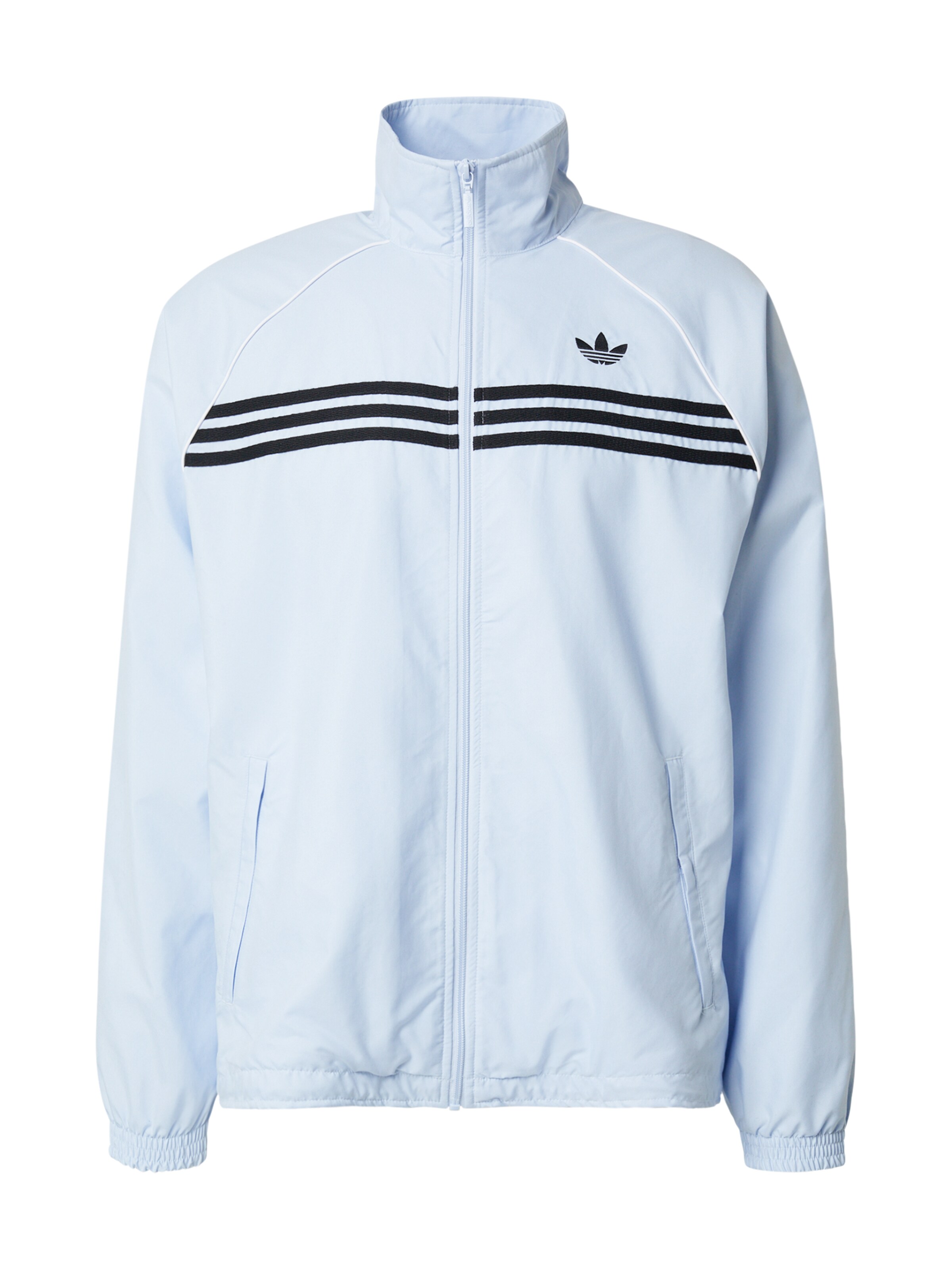 ADIDAS ORIGINALS Jacke in hellblau / schwarz, Produktansicht