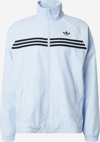 mėlyna ADIDAS ORIGINALS Demisezoninė striukė: priekis