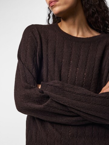 PIECES Pullover in Braun