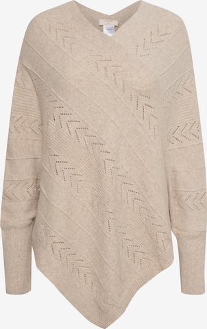 Cream Cape 'Holiday' in Beige: front