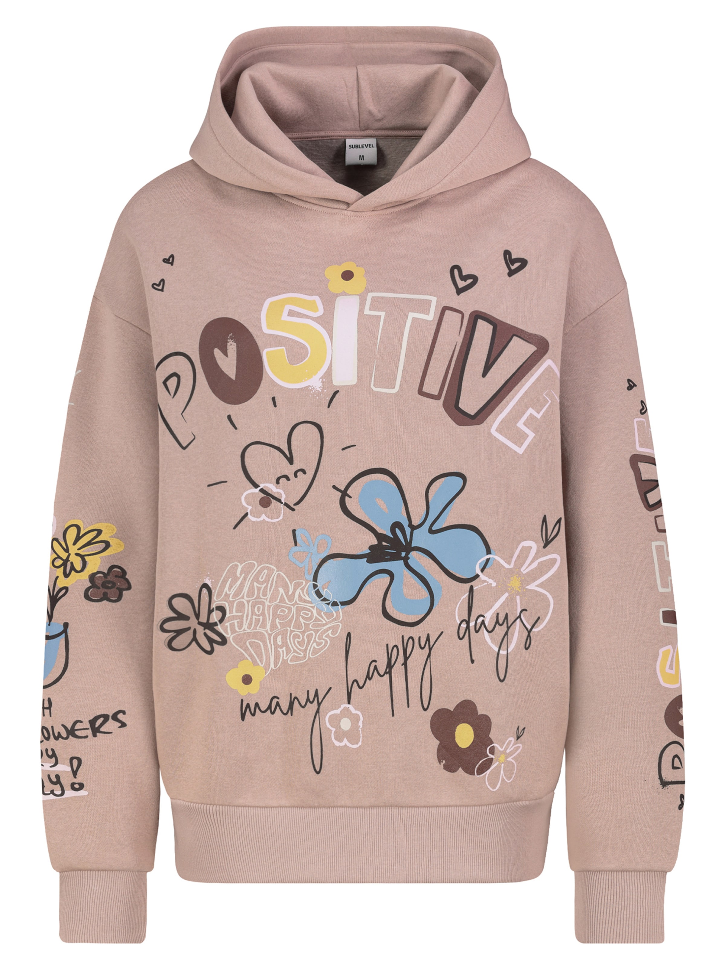 Sublevel Sweatshirt in Pink: Vorderseite