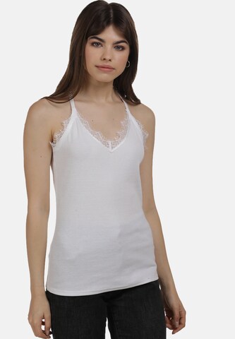 MYMO Top in Wit: voorkant