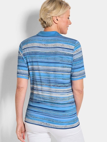 Goldner Shirt in Blau