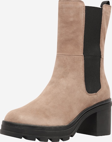 CAPRICE Ankle Boots in Beige: front