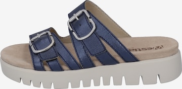 Westland Mules 'Laurie' in Blue: front