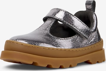 CAMPER Ballet Flats 'Brutus' in Silver: front