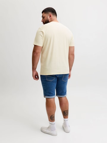 Jack & Jones Plus - Camiseta 'JORCassis' en blanco