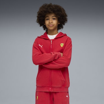 PUMA Sportief sweatvest 'Scuderia Ferrari' in Rood: voorkant