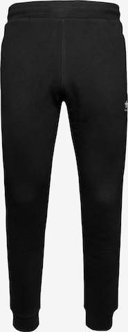 ADIDAS ORIGINALS Trousers 'Adicolor Essentials Trefoil' in Black: front