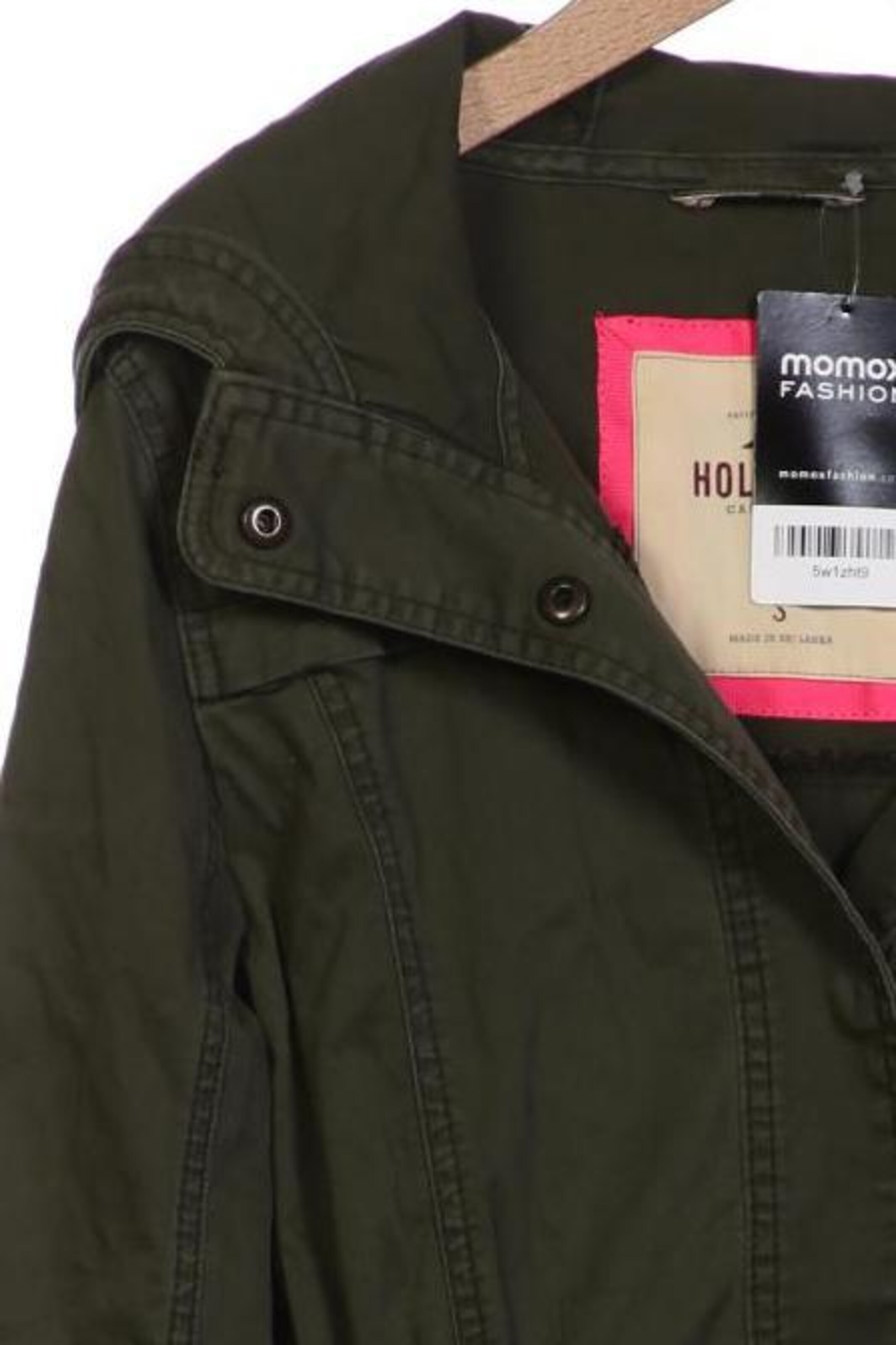 HOLLISTER Jacket & Coat in S in Green