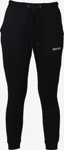 Skinny Pantaloni sportivi di MOROTAI in nero: frontale