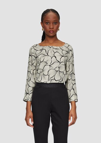 s.Oliver BLACK LABEL Blouse in Grijs: voorkant