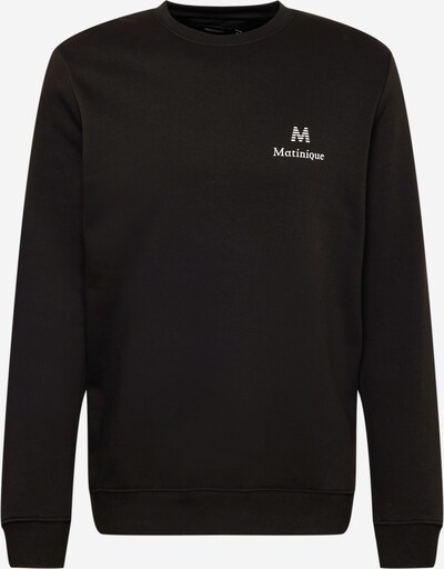 Matinique Sweatshirt 'Bradley' in schwarz / weiß, Produktansicht