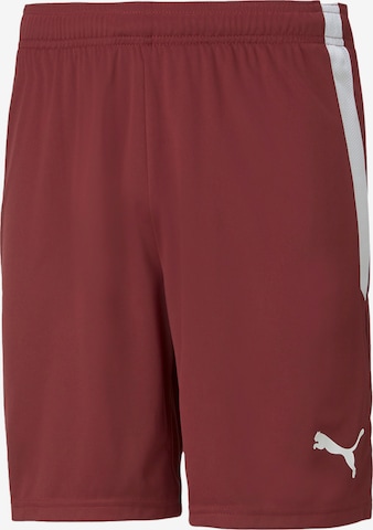 PUMA Workout Pants 'Liga' in Red: front