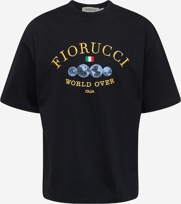 T-Shirt 'World Over' Fiorucci en noir : devant