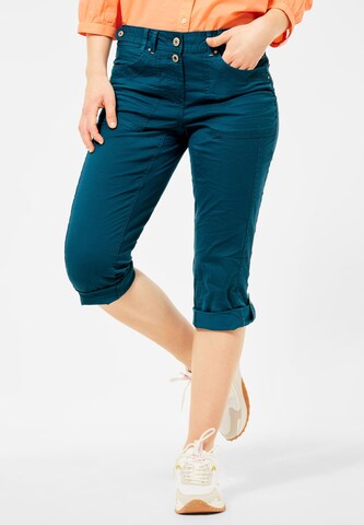 CECIL Regular Pants in Blue: front