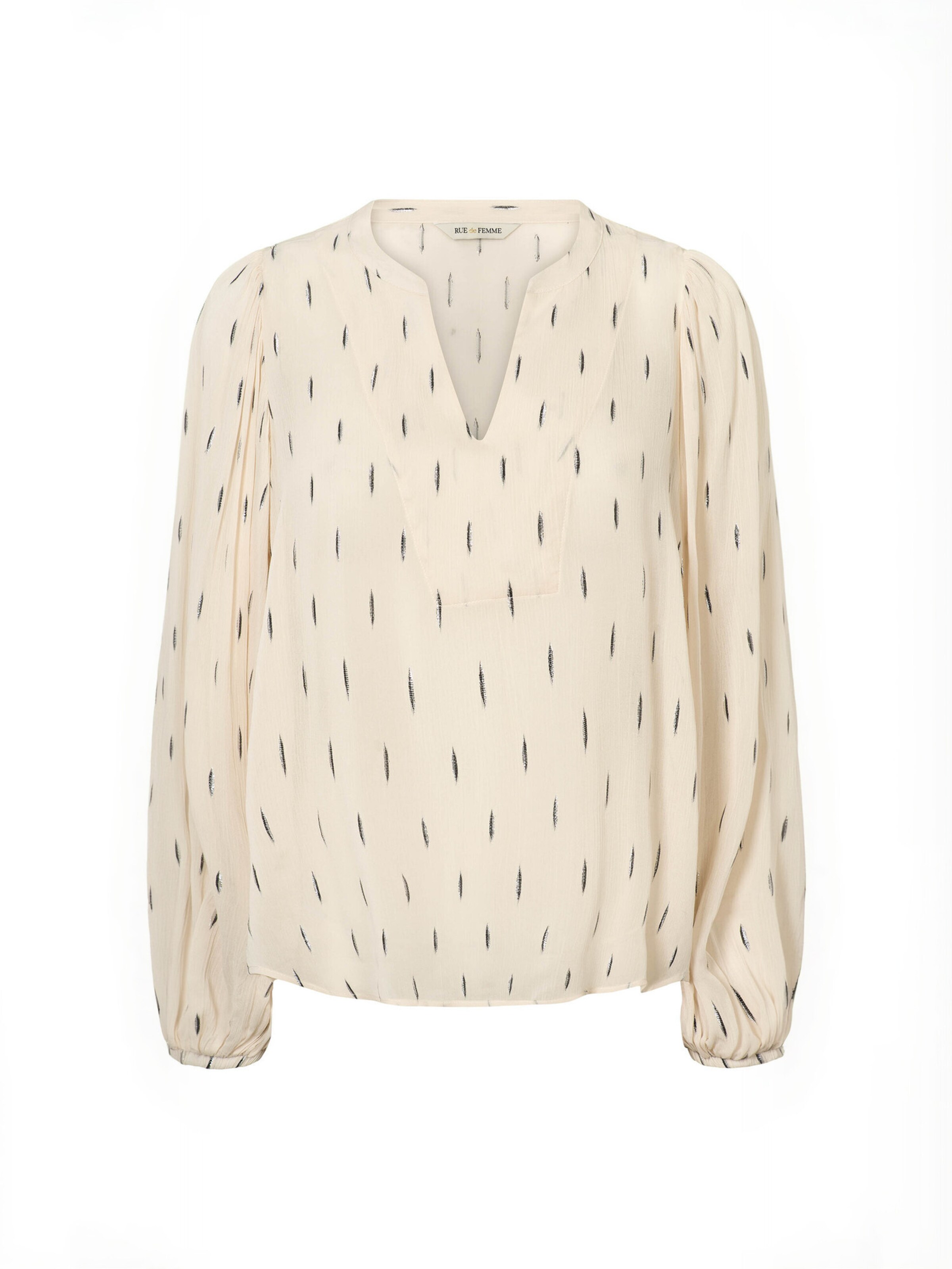 RUE de FEMME Shirt ' Armele ' in L in offwhite, Produktansicht