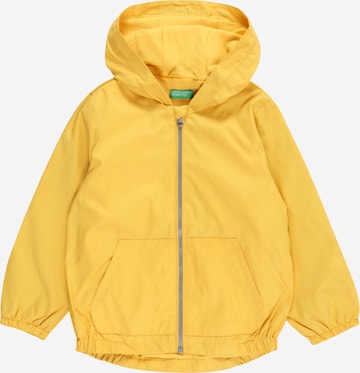 UNITED COLORS OF BENETTON - Chaqueta de entretiempo en amarillo: frente