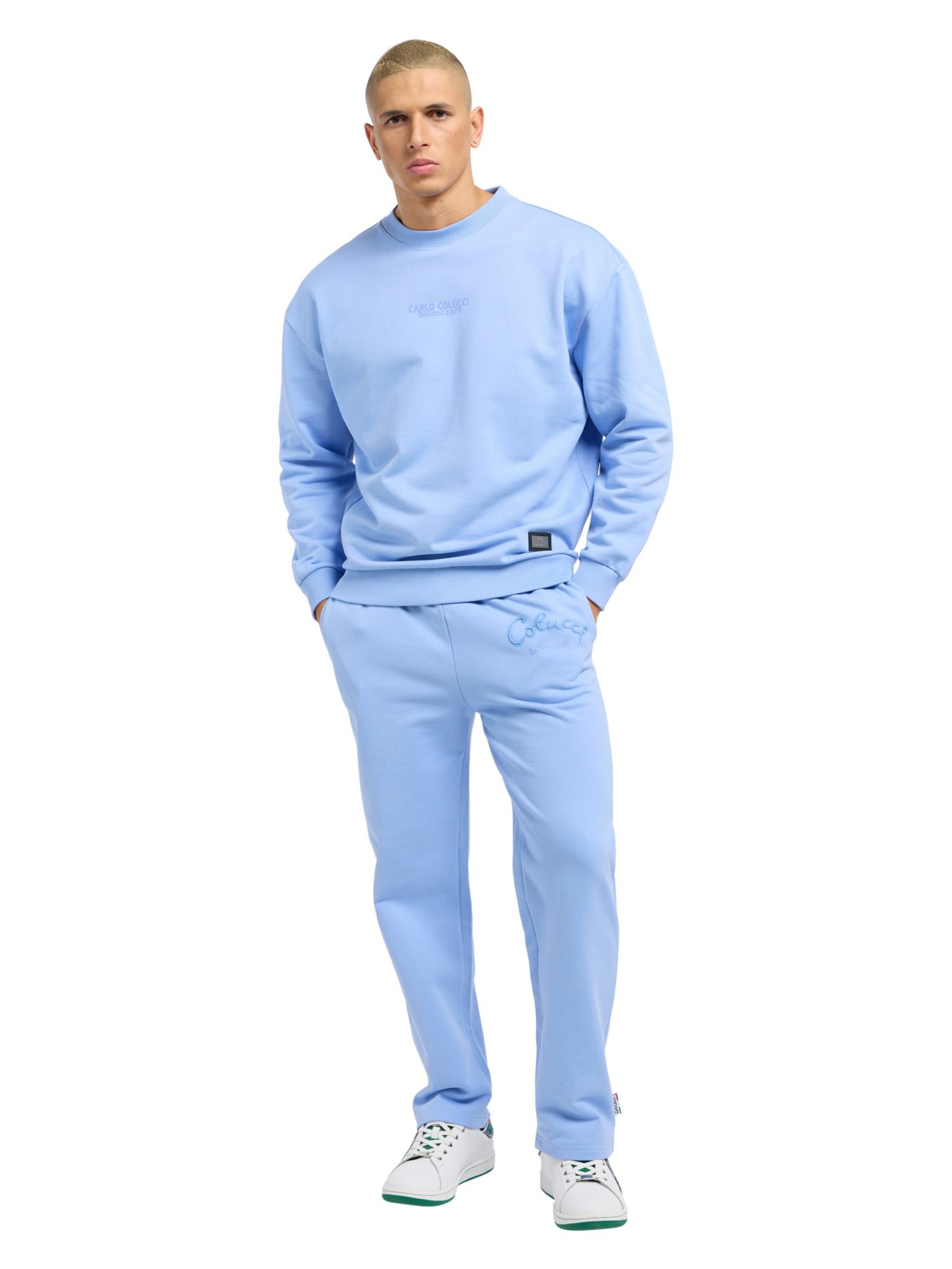 Carlo Colucci Sweatshirt ' D'ottavio ' in Blau