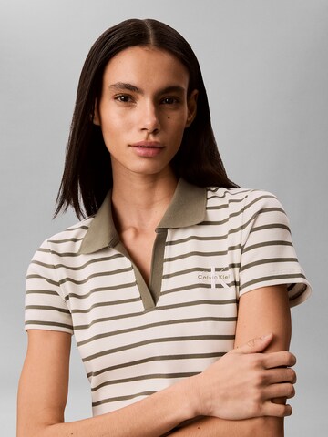Calvin Klein Jeans Kleid in Beige