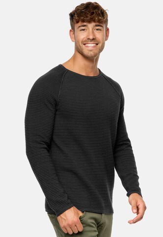 INDICODE JEANS Sweater ' Camilo ' in Black
