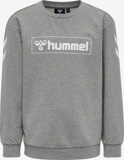 Hummel Sweater majica u siva melange / bijela, Pregled proizvoda