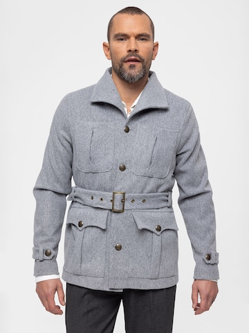 Antioch Přechodný kabát – šedá: přední strana