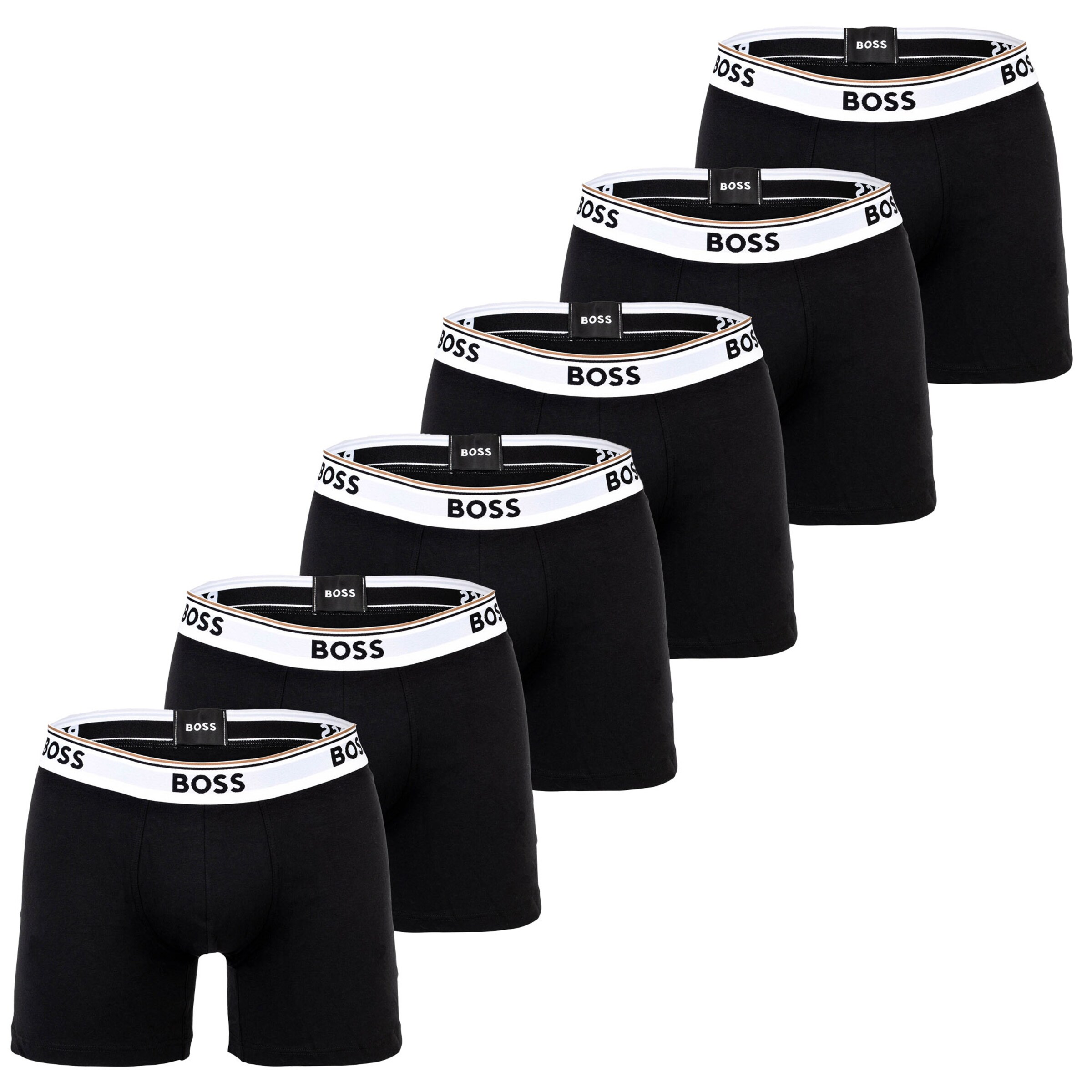 BOSS - Calzoncillo boxer en negro: frente