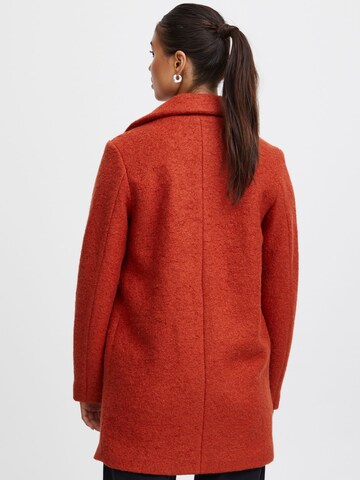 Cappotto di mezza stagione 'STIPA' di ICHI in arancione