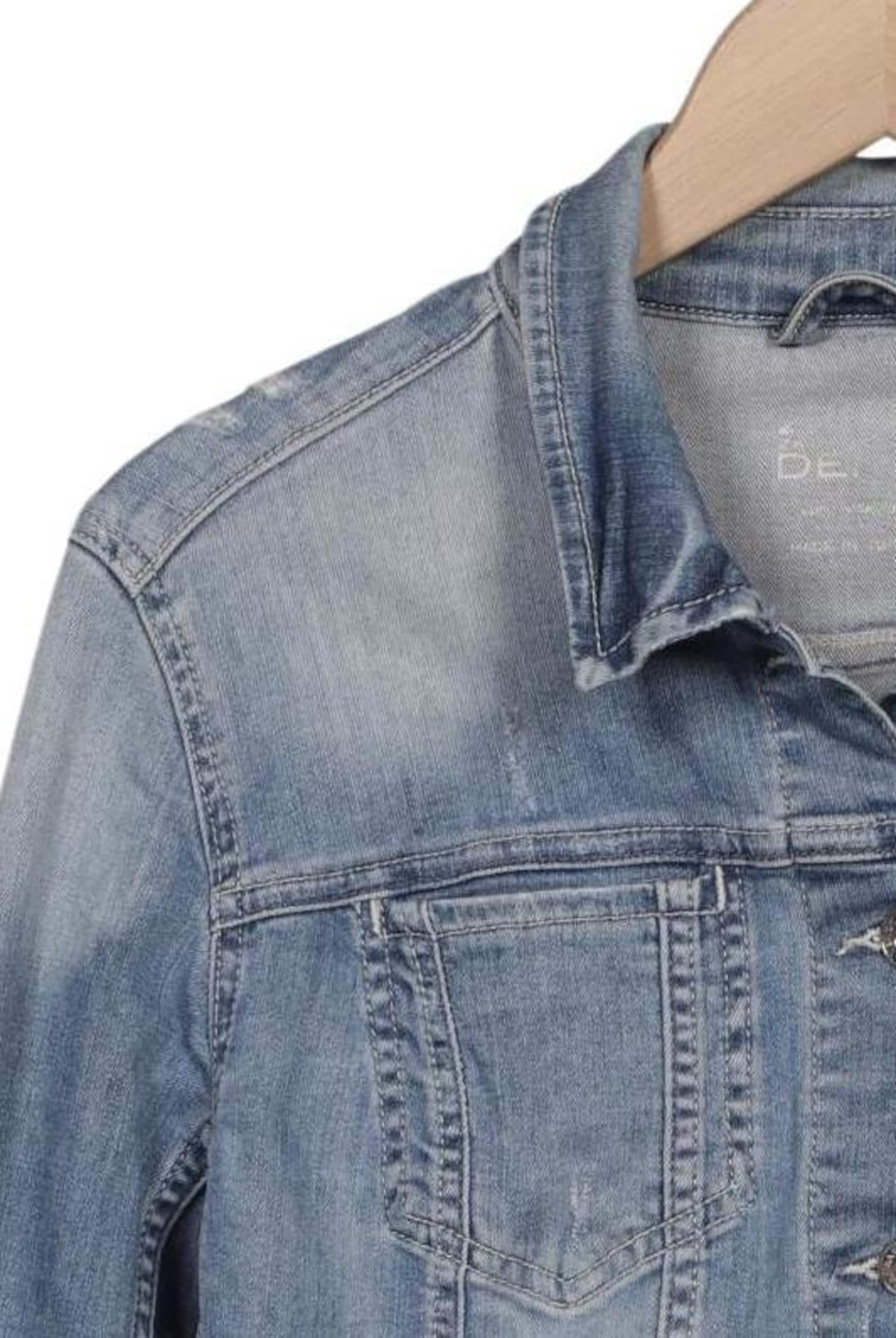 ZARA Jacket & Coat in L in Blue